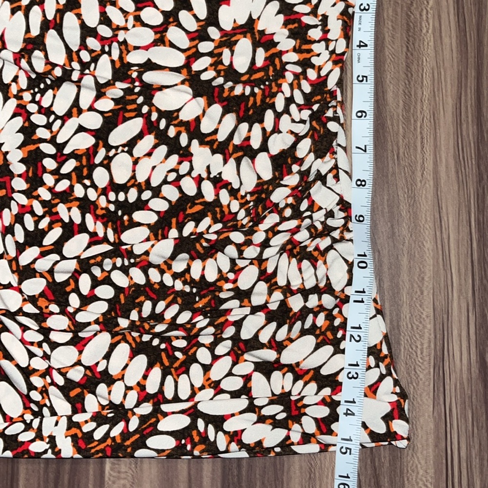 Kenneth Cole ruched mock wrap tank top - Picture 6 of 8